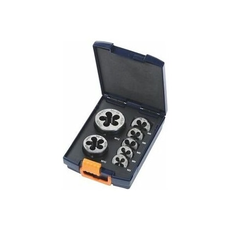 Garant Round Die Set, HSS-E, for Metric Threads: M3-M12 142710 M3-12